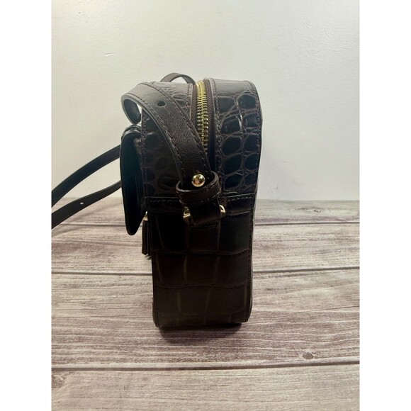 NWT Brahmin Cocoa Dalloway Shea Crossbody brown RETAIL $395 - Picture 16 of 17